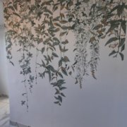 Papier Peint style végétal pour mur de cuisine